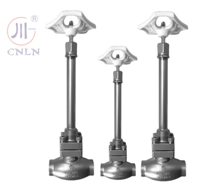 SS304/316 Kryogeniczny zawór kulkowy typu D ((DN10-100mm) dla LNG/LOX/LN2