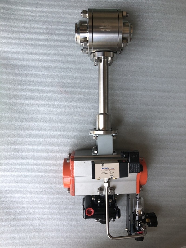 CF3/CF8 SS304/SS316 Kryogeniczny Pneumatyczny Zawór Kulkowy dla LNG/LOX/LN2/LAR