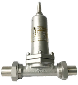 PN25 Kryogeniczny regulator ciśnienia zaworu sterującego Duży przepływ -196~+80 °C dla LNG LOX LIN