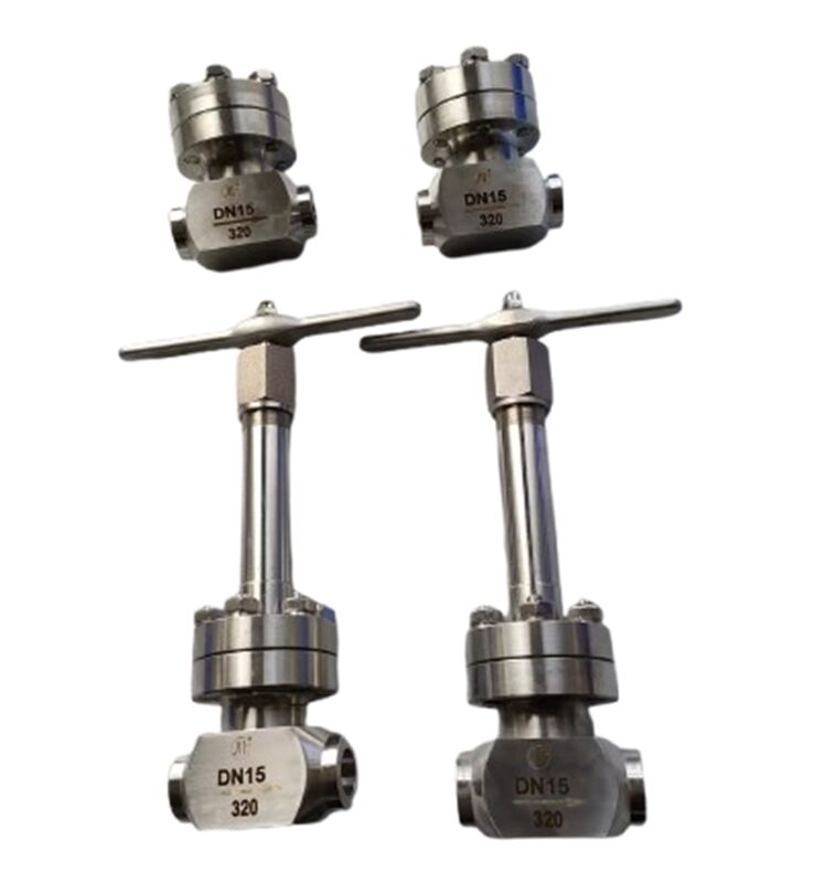 Kryogeniczny zawór kontrolny o maksymalnym ciśnieniu 320 Mpa ze stali nierdzewnej 304/316 dla zakresu temperatur od -196 do +80°C